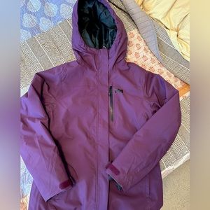 Purple Helly Hansen Womens Lightweight ski jacket
